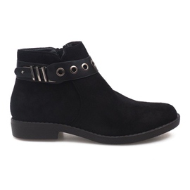 Stivali scamosciati QL-36 Nero