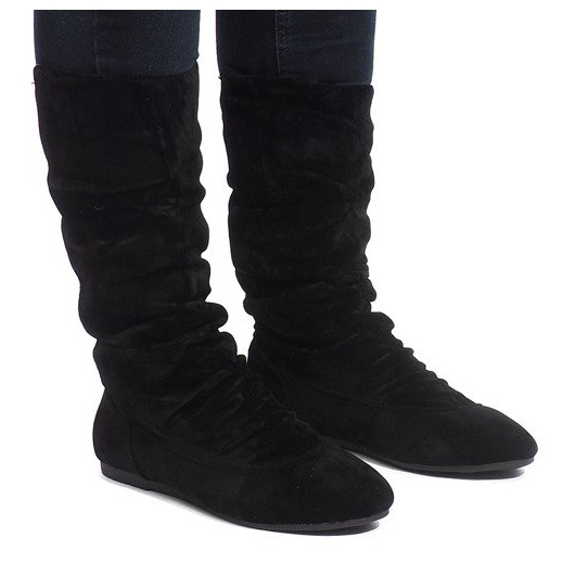 Stivali caldi Stivali Jodhpur 288-94 Nero