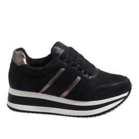 Sneakers nere sulla piattaforma 99-09 nero