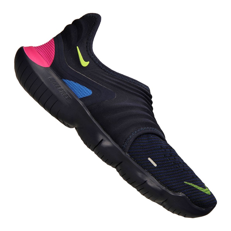 Nike Free Rn Flyknit 3.0 M AQ5707-400 blu navy