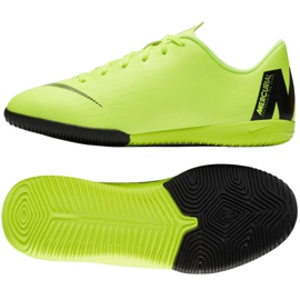 Nike Mercurial VaporX 12 Academy Gs Ic Jr AJ3101 701 scarpe verdi verde verde