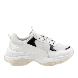 Scarpe sportive bianche, sneakers MM-7 bianco