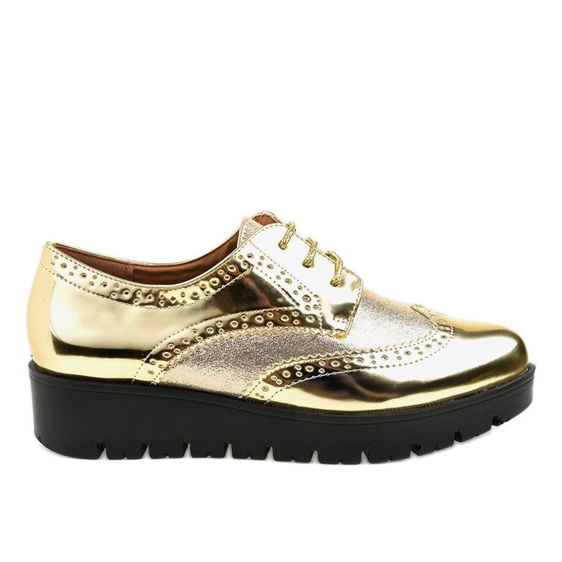 Scarpe stringate TL-60 dorate d'oro