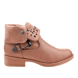Stivali rosa con fibbia GG-44P