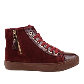 Sneakers alte rosse JX-95 rosso