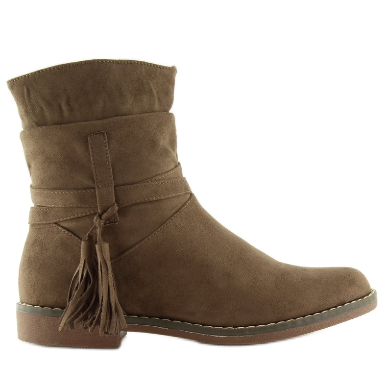 Stivali marroni da donna marrone 4169 Khaki multicolore