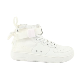 Big Star Wysokie Eco-Slopan Sneaker bianca
