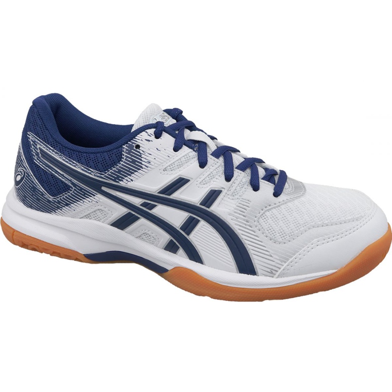 Asics Gel-Rocket 9 W 1072A034-102 scarpe da pallavolo bianca bianca