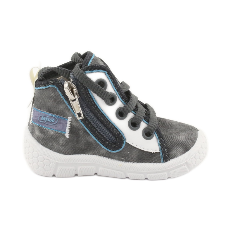 Scarpe per bambini Befado 547P001 bianca blu grigio