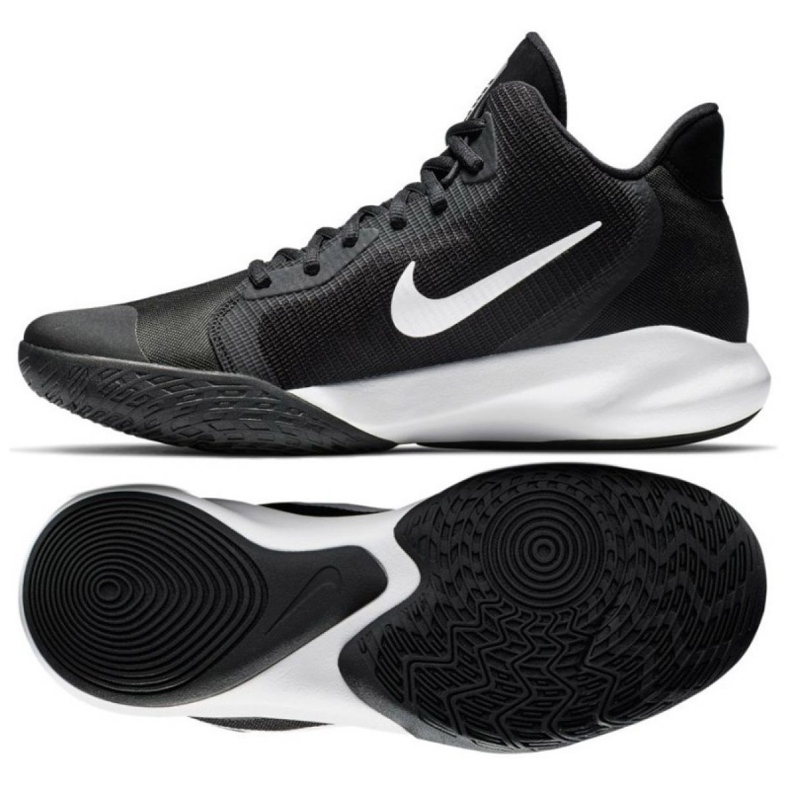 Scarpe da basket Nike Precision Iii M AQ7495 002 nere nero nero