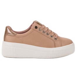Kylie Scarpe sportive sulla piattaforma marrone