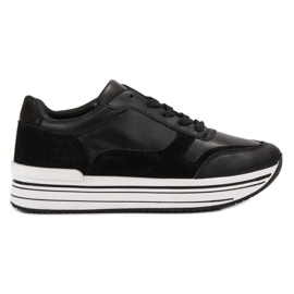 SHELOVET Scarpe sportive nere nero