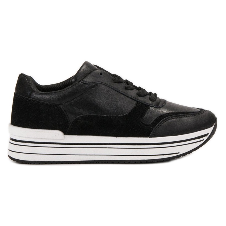 SHELOVET Scarpe sportive nere nero
