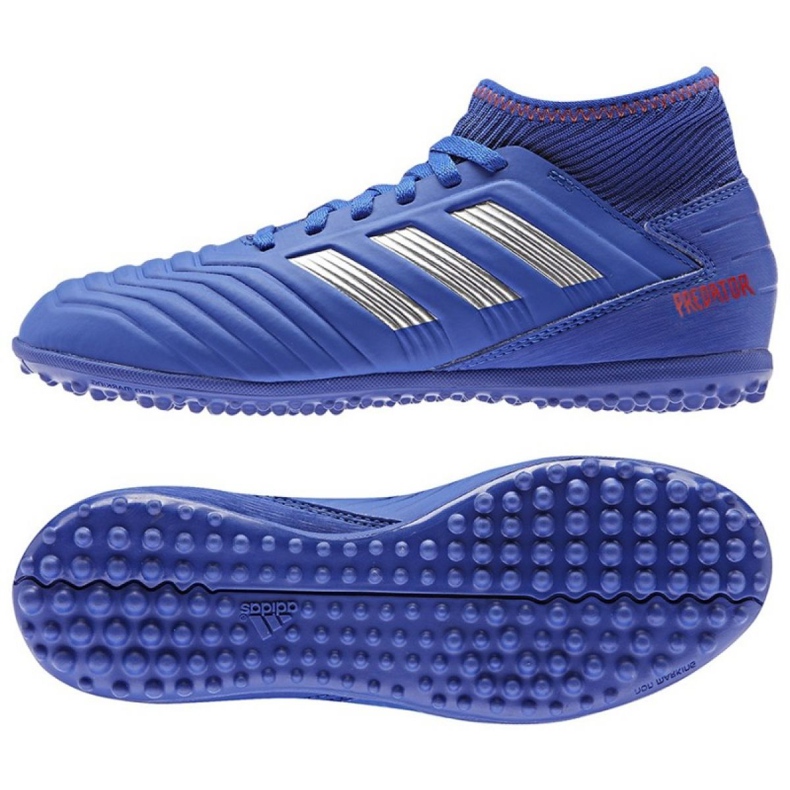Adidas Predator 19.3 Tf Jr CM8546 blu scarpe