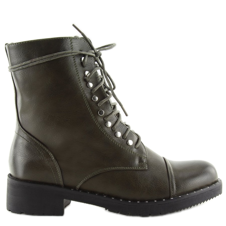 Stivali verdi con borchie B0-193 Green verde