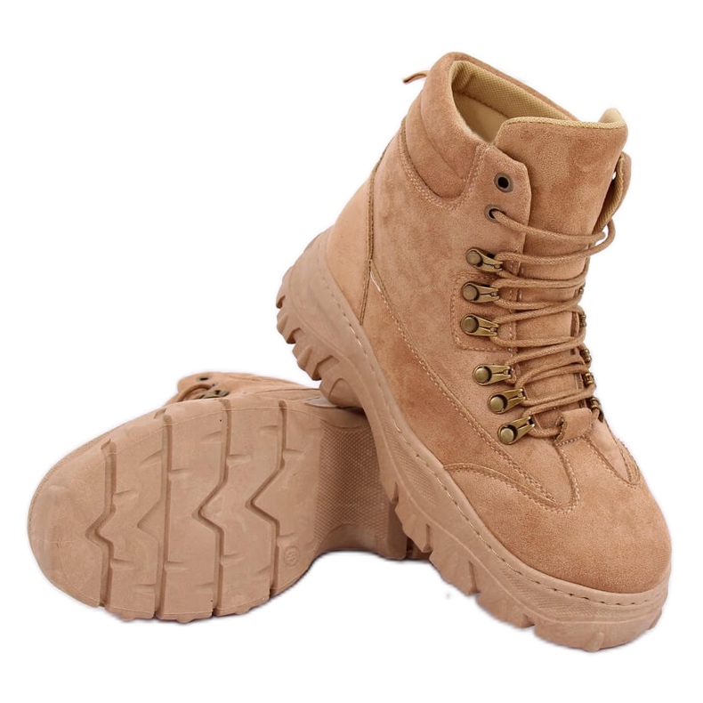 Trappers stivali sportivi marroni 1967 Khaki marrone