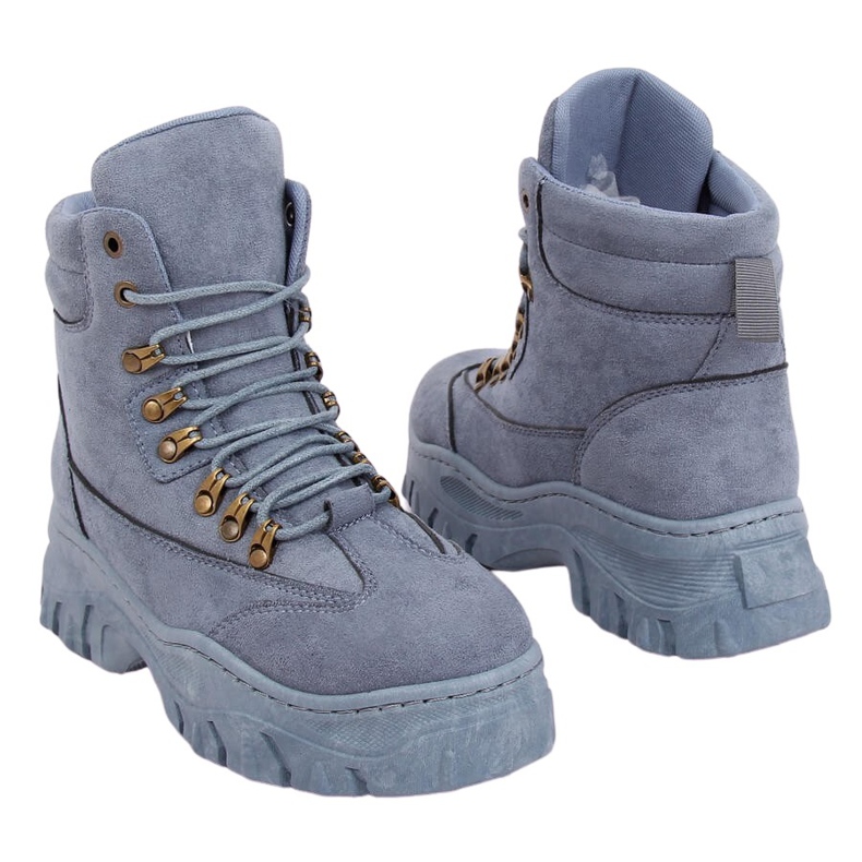 Blu 1967 stivali sportivi blu grigio
