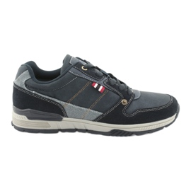 American Club AA08 scarpe sportive blu navy grigio