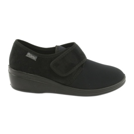 DR.ORTO Ciabatte da donna Befado con velcro, pu 033D002, nero