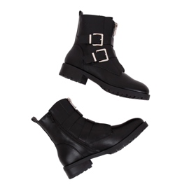 Stivali neri militari 688-A14 Black nero