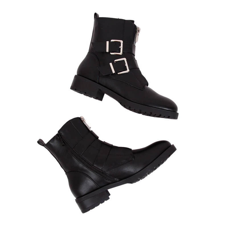 Stivali neri militari 688-A14 Black nero