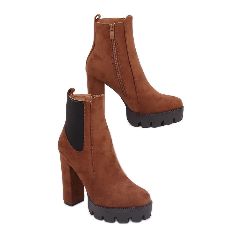 Stivaletti Chelsea marroni marrone BM282 Camel