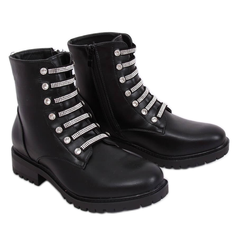 Stivali militari neri NC876 Black nero