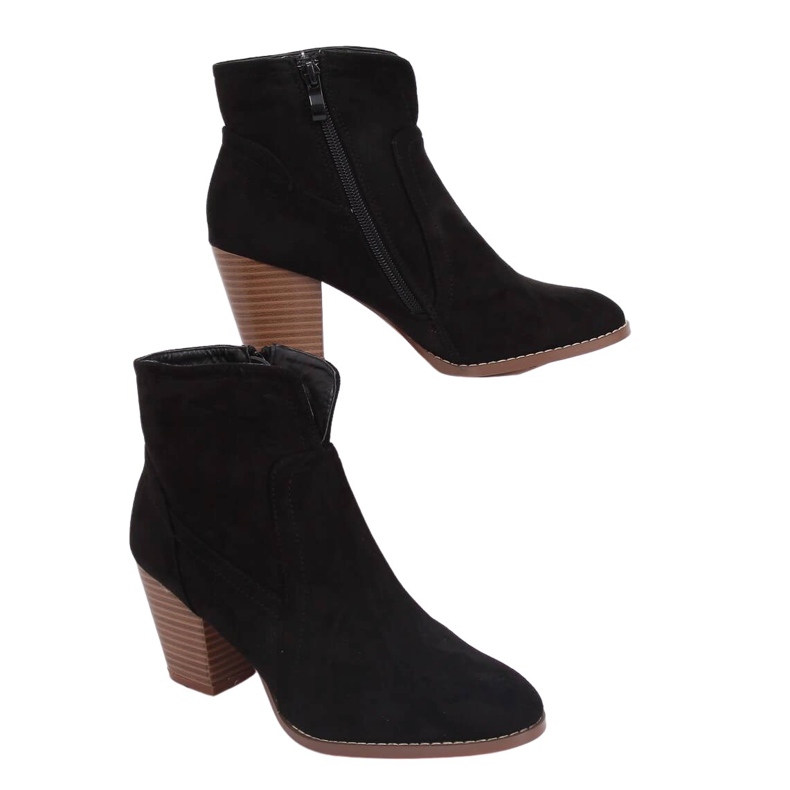 Stivali neri con tacco alto YL96006 Nero