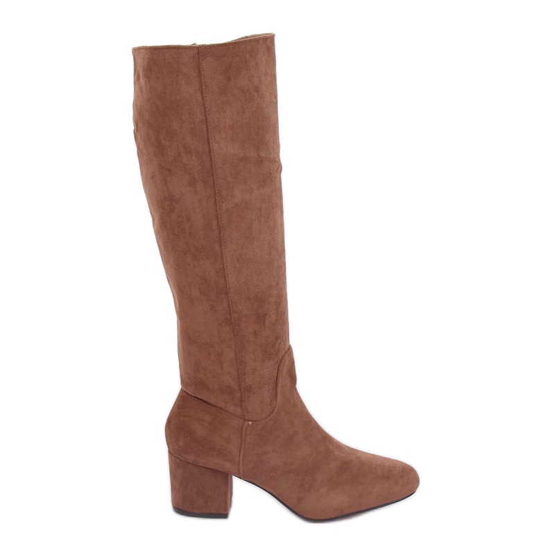 Tacchi alti marroni YQ218P Camel marrone