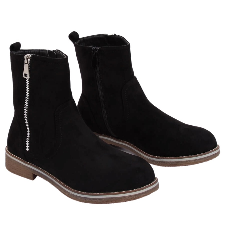 Stivali bassi da donna neri 0-255 Black nero