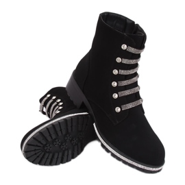 Stivali militari neri CH1818-2 Black nero