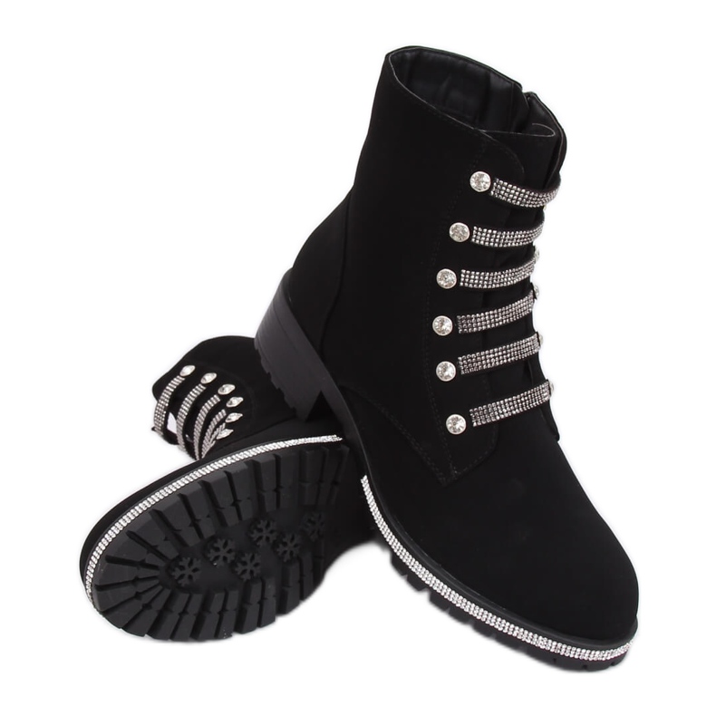 Stivali militari neri CH1818-2 Black nero