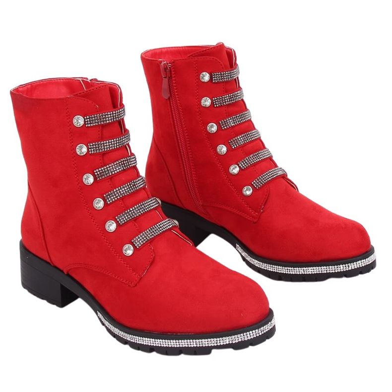Stivali rossi militari CH1818-2 Red rosso