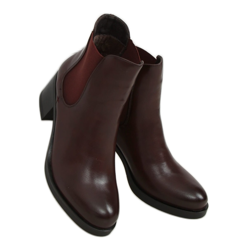 Stivali Jodhpur marroni AT673-6 Marrone