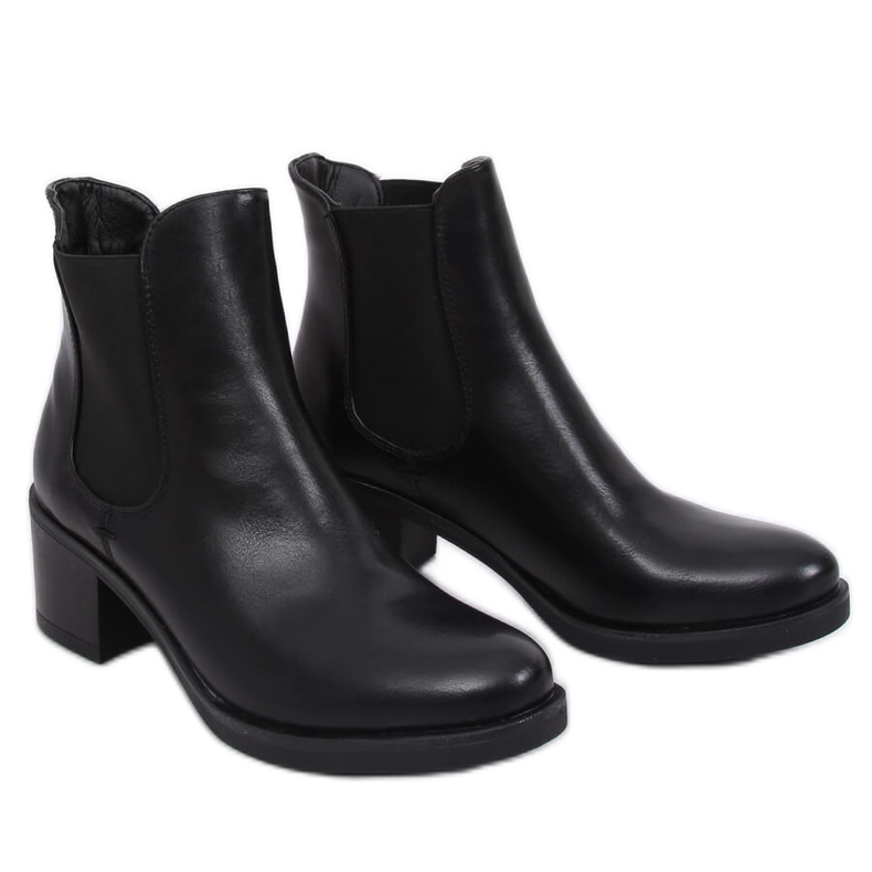 Stivali Jodhpur neri AT673-6 Nero
