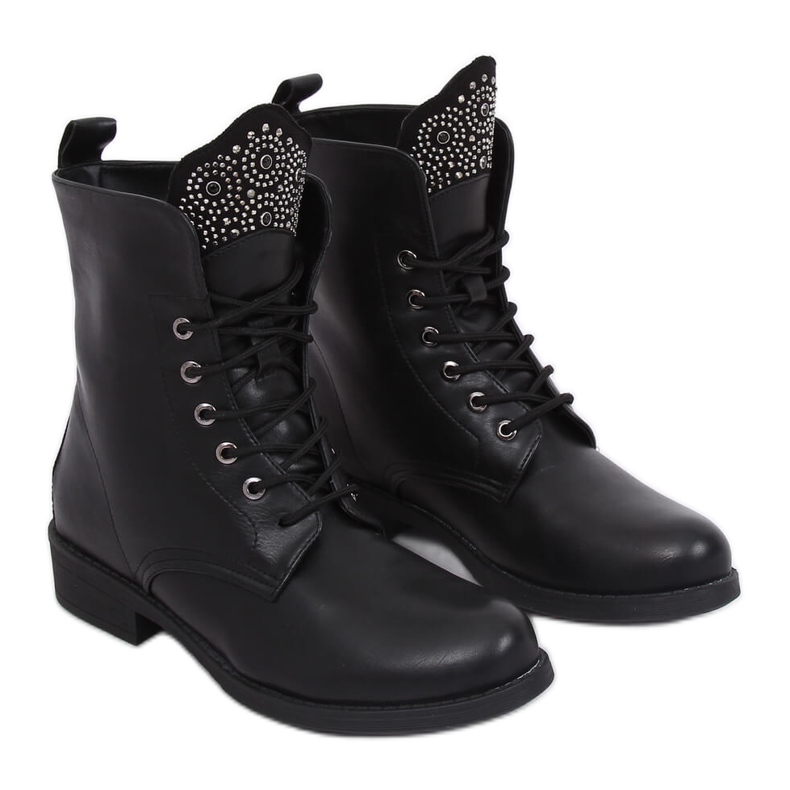 Stivali militari neri 7369-PA Black nero