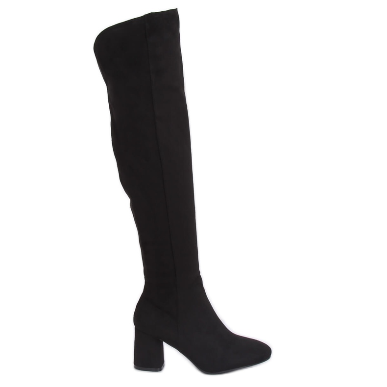 Stivali neri con tacco alto YQ215 Nero