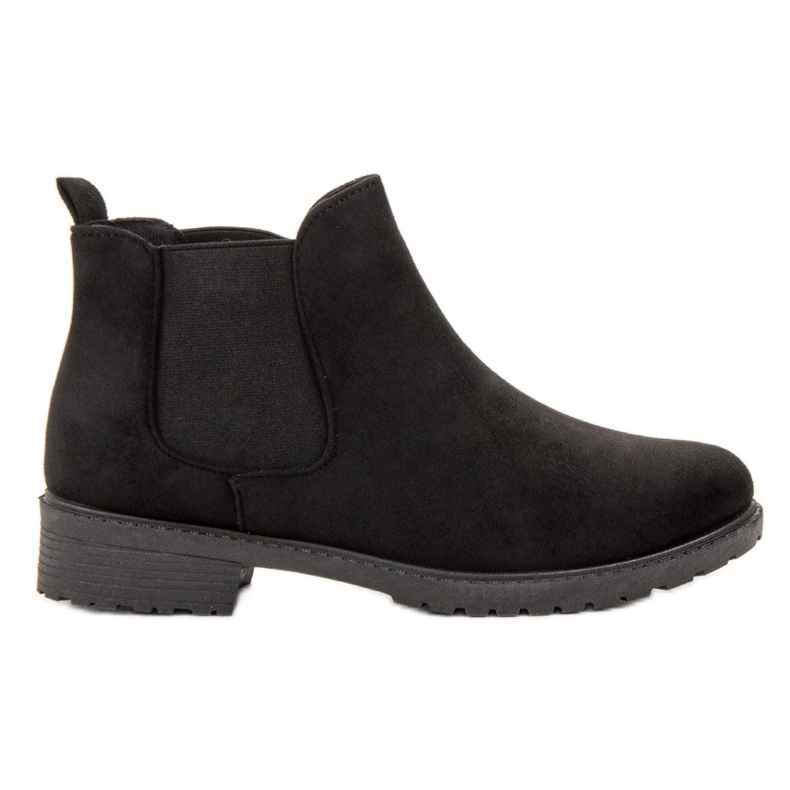 SHELOVET Stivali Jodhpur in camoscio nero