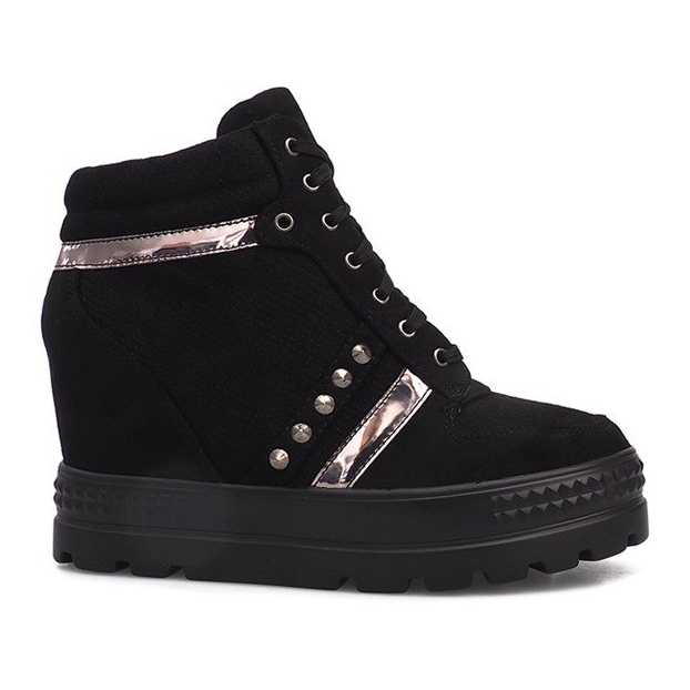 Sneakers Maxime in camoscio nero