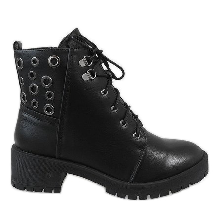 Stivali da trapper G157-1 da donna neri nero