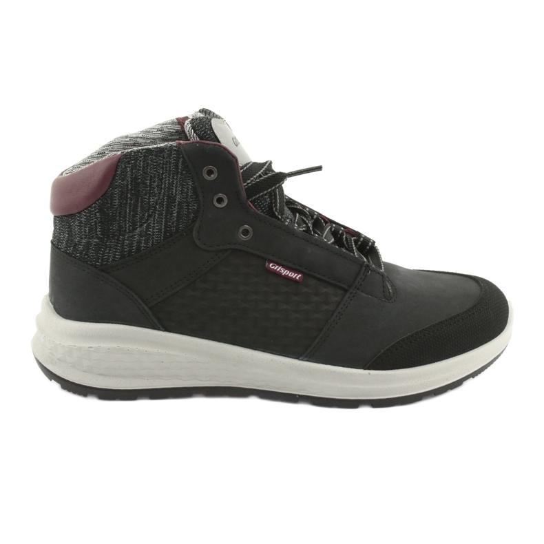 Grisport Scarpe sportive in pelle nera nero
