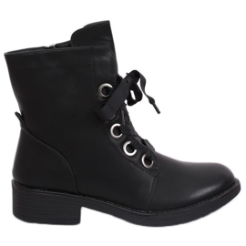 Stivali stringati neri ZX2805 Black nero