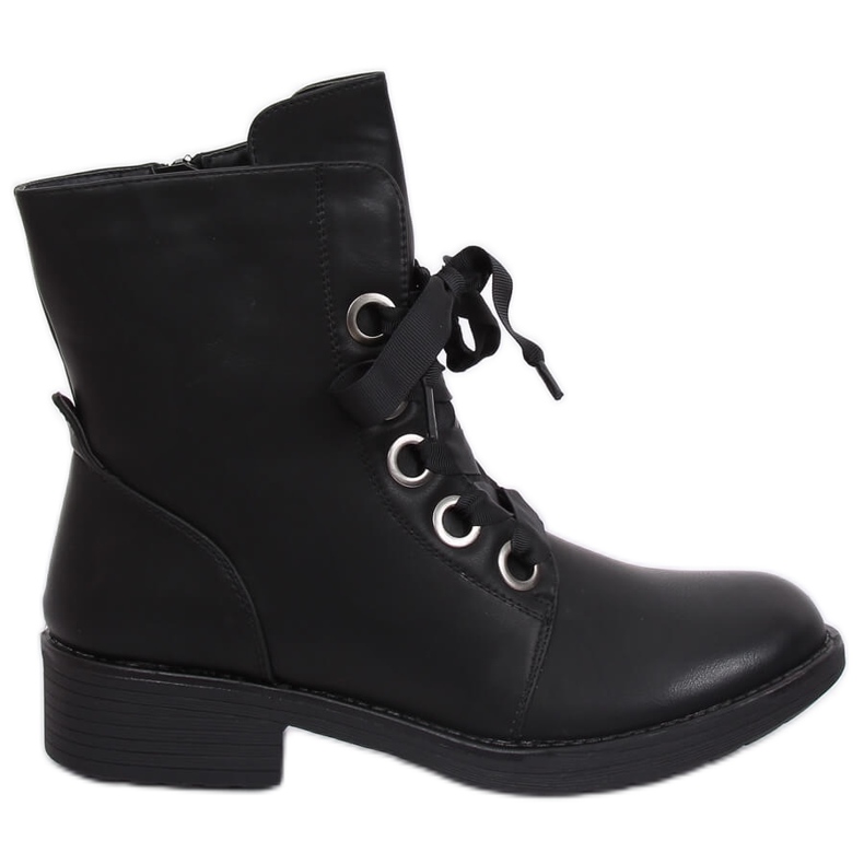 Stivali stringati neri ZX2805 Black nero