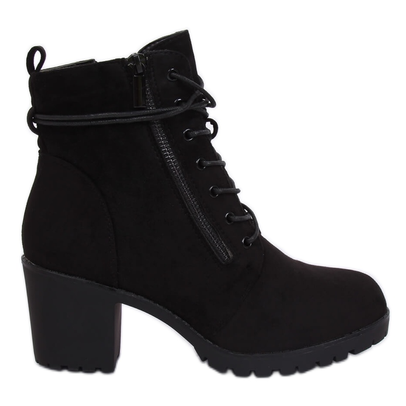 Stivali neri sulla protezione W358 Black nero