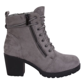 Stivali grigi sulla protezione W358 Grey grigio
