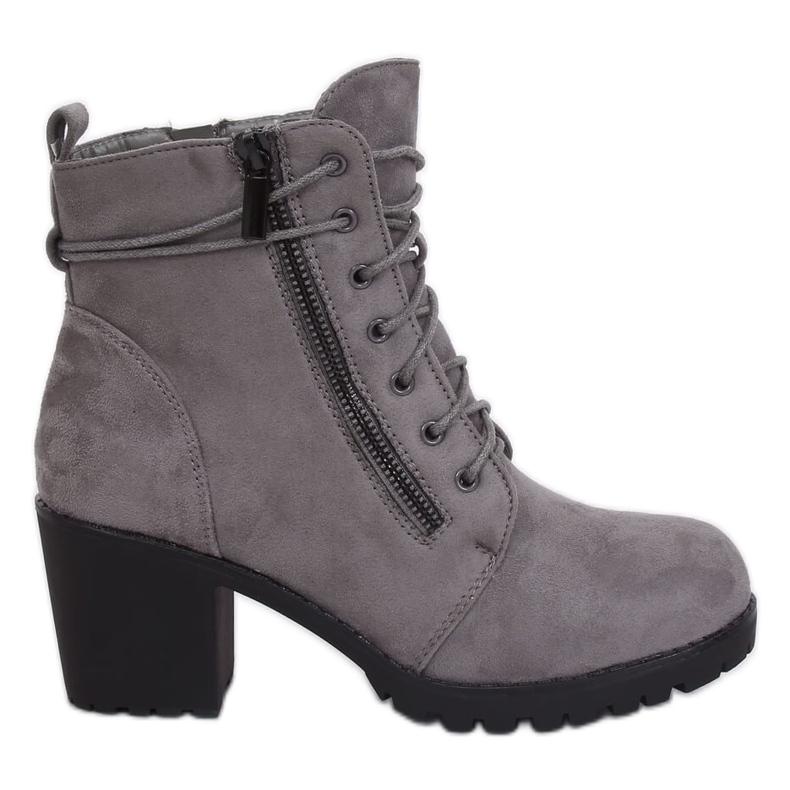 Stivali grigi sulla protezione W358 Grey grigio