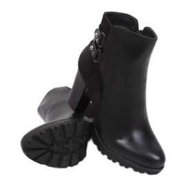 Stivali neri con tacco alto Z182 Black nero