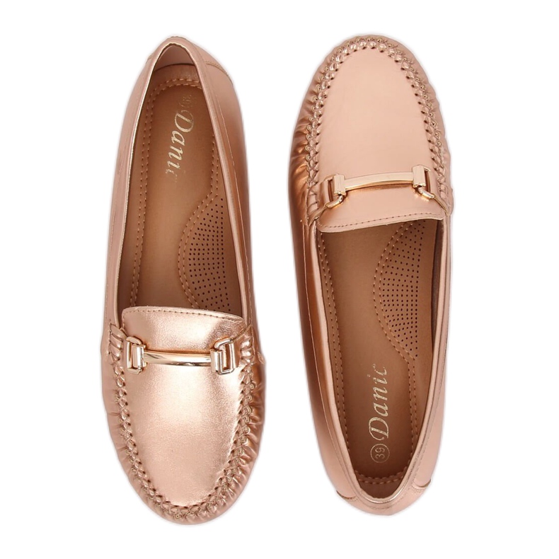 Mocassini donna champagne L7189A Champagne rosa