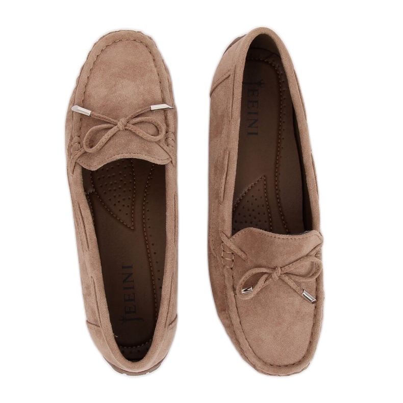 Mocassini da donna beige R812 Khaki marrone multicolore