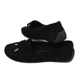 Mocassini neri da donna R812 Black nero